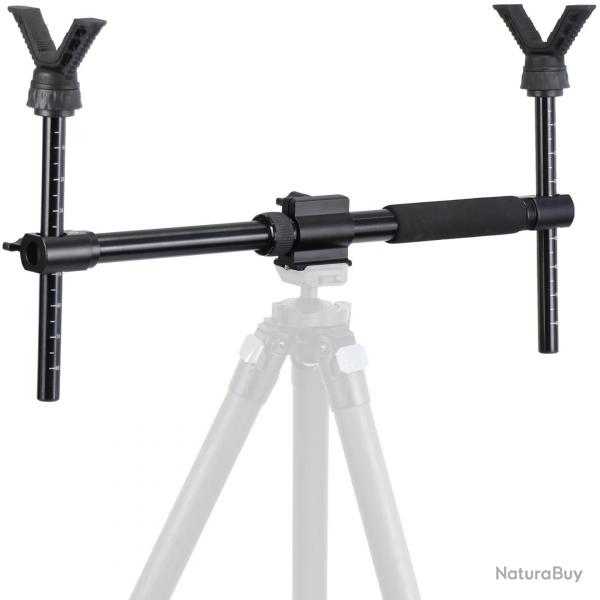 Repose-Tir Double V Robuste avec Plaque Arca-Swiss Yokes en Caoutchouc Antidrapant Rglages de Tir