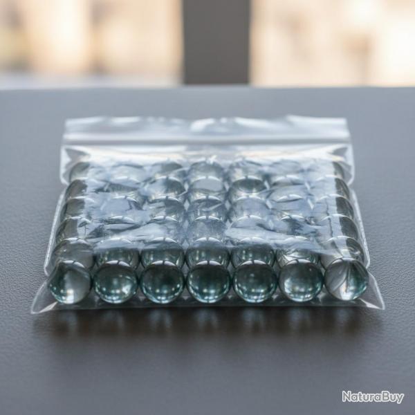Lot 50 Billes en verre 11 mm (.43) pour UMAREX T4E - Prcision & Impact