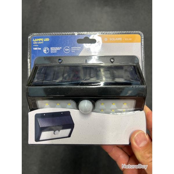 Lampe extrieur solaire Led avec dtecteur de mouvement