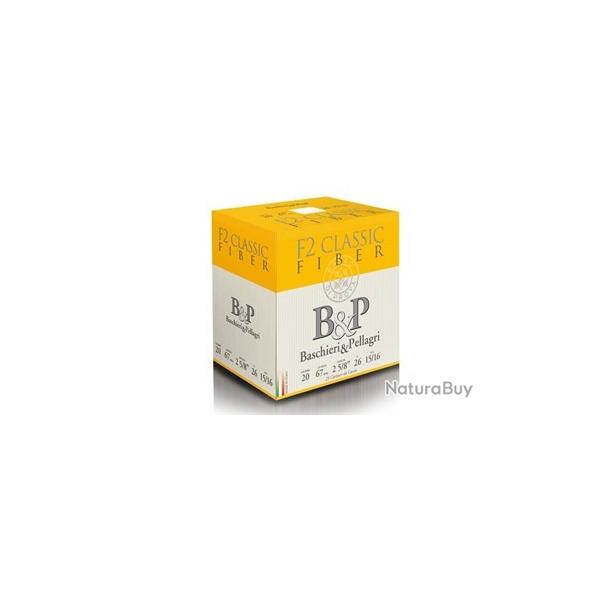 Cartouches B&P F2 Classic Fiber 26g BG - Cal. 20 x10 boites