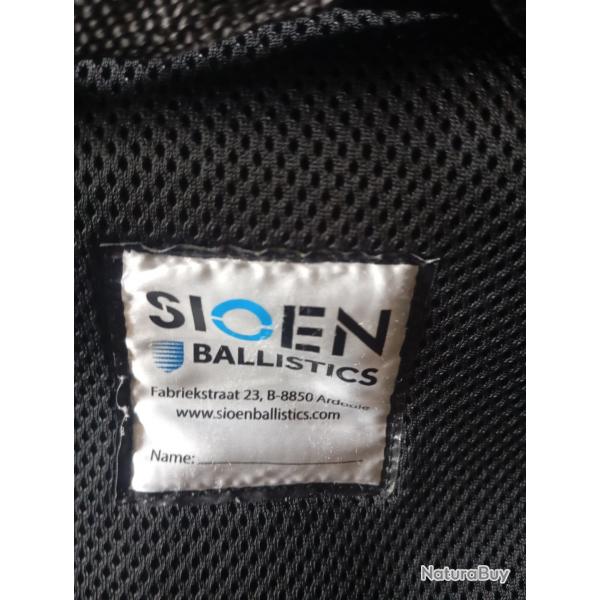 Gilet tactique avec plaque de protection niveau 3