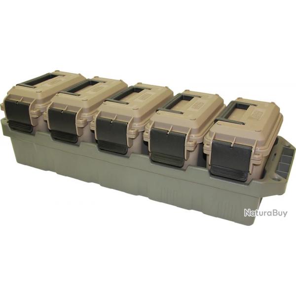 Boite MTM AC5C - 5 mini boites  munitions