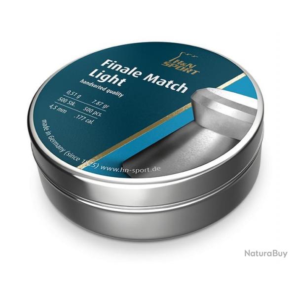 Plombs H&N Finale Match Light diamtre 4.49mm