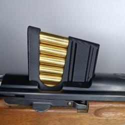 10 Clips, Lame chargeur Noire K31 Schmidt Rubin -Expédition suisse