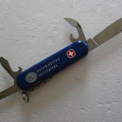 couteau  wenger bleu