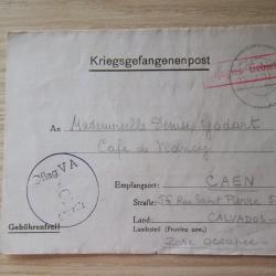 lettre oflag officier prisonnier guerre 11 nov.1940 document militaire