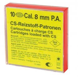 Boîte de 10 cartouches 8 mm PAK à gaz 8 mm PAK