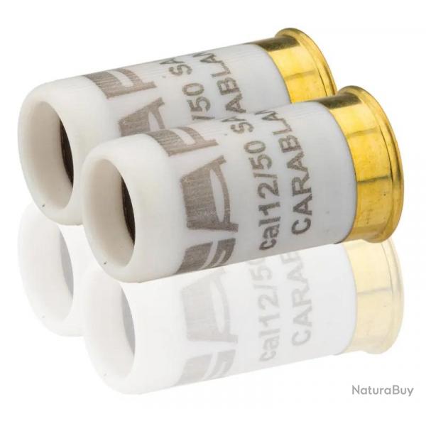 Cartouches  blanc Mini-Carablanc cal. 12/50 Cal. 12