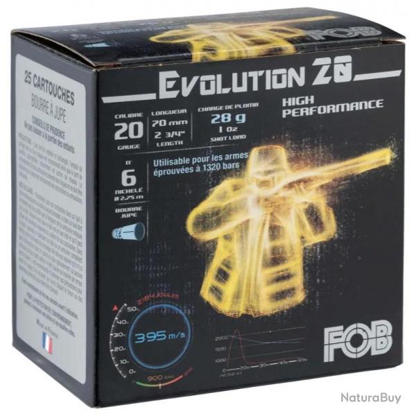 Cartouches Fob Evolution 20 Cal. 20 70