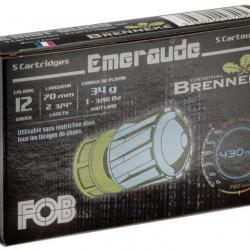 Balles Fob émeraude Brenneke - Cal. 12/70
