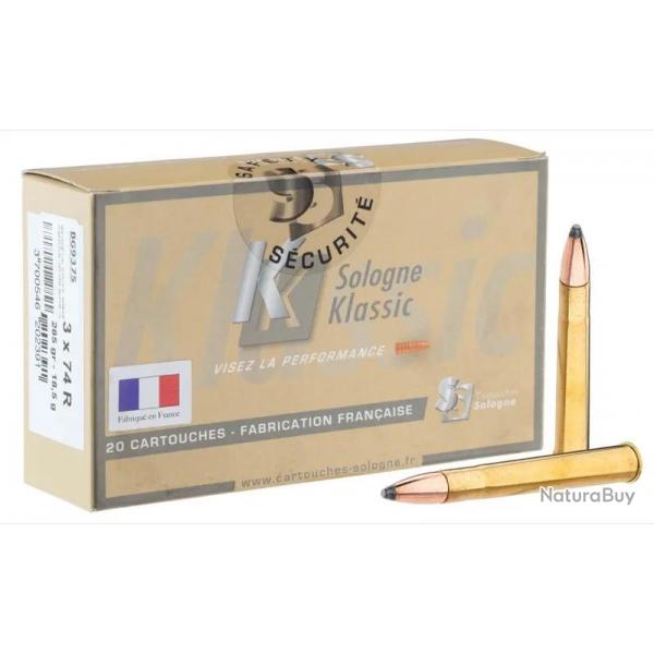 Balle de chasse Sologne 9.3 x 74 R 9,3 x 74