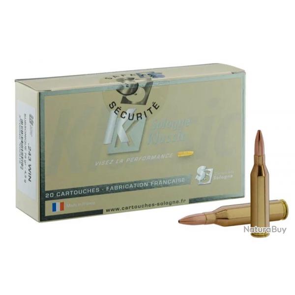 Balle de chasse Sologne 243 Win Subsonique 243 Win