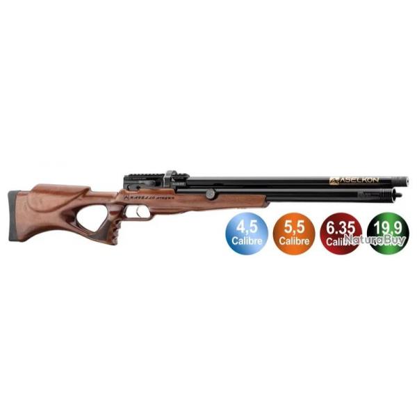 Carabine  air PCP Aselkon RX5 RAVELLO Rgulateur Jet Black