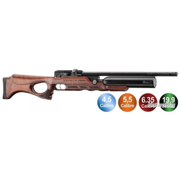 Carabine  air PCP Aselkon RX6 RAVELLO Rgulateur Jet Black
