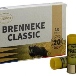 Balles Prevot Brenneke Classic demi-blindée - Cal. 20 24g