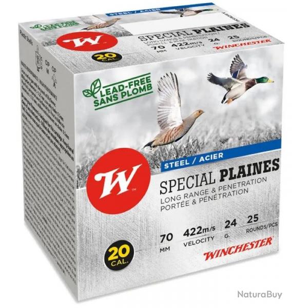 Cartouches Winchester Steel spcial plaines 20/70 24g 6