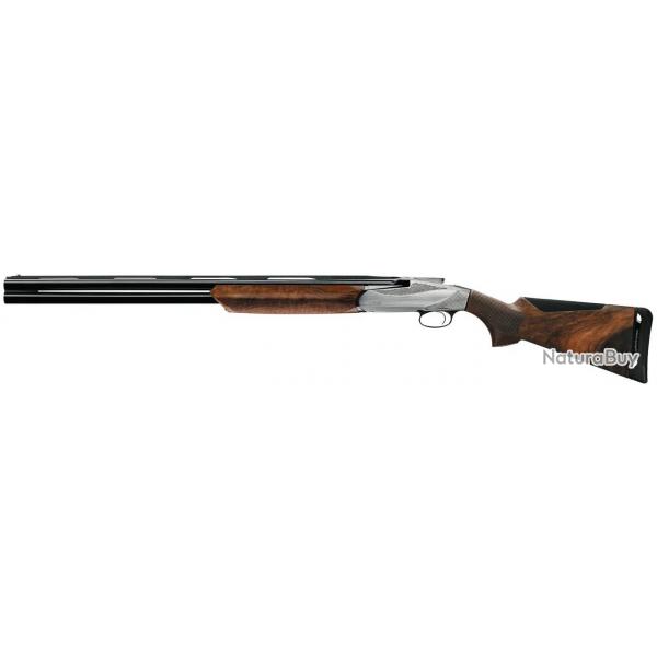 Fusil Superpos Benelli 828U Silver Gaucher Calibre 12 - Canon 71 cm