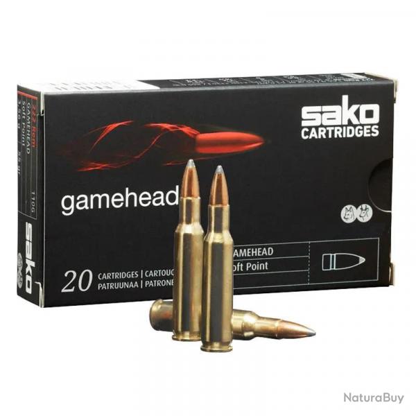 Balles Sako Gamehead 222 Rem 50 Grains