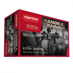 Balles Norma Range & Training - FMJ 30-06 Spring. 150gr