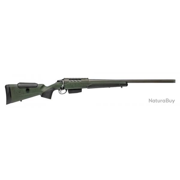 Carabine Tikka T3X Super Varmint Tungsten Cerakote Verte Calibre 308 Win - Canon 51 cm