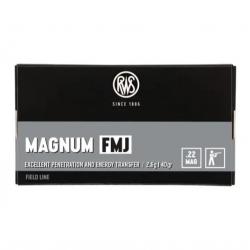 Balles 22LR Rws Magnum Fmj