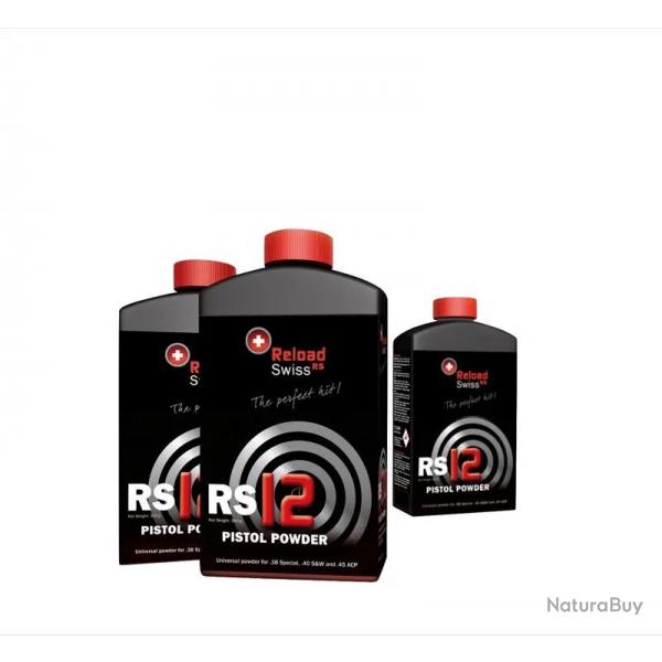 Poudre Reload Swiss Rs12 Pistol - 500 gr