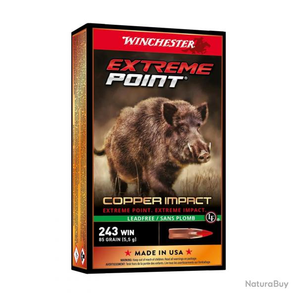 Balles Winchester Extreme Point Lf 180 Gr - Cal. 300 WM