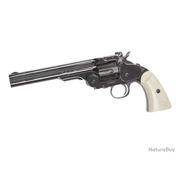 Revolver CO2 ASG Schofield 6 Full Metal - Cal. 4,5 mm Black