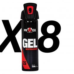 Pack bombes de défense gel CS 100 ml x8