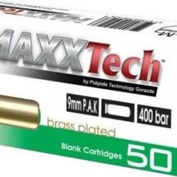 Balles à blanc Maxxtech - Cal. 9 mm x50