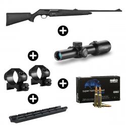 Pack battue Arttech Straight Pull Prima SP 308 Win + Lunette Hawke 1-8x24 Tactical BDC - 5.56