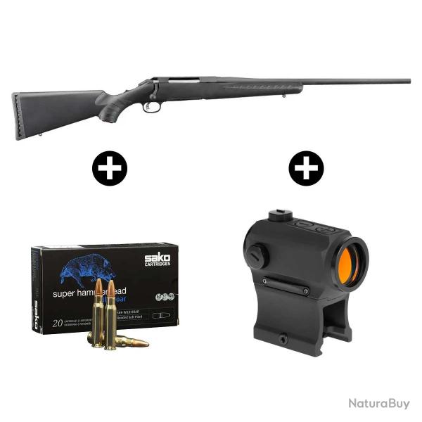 Pack battue Ruger American Rifle 308 Win + Point rouge Holosun 403B 16291-defaultCombination