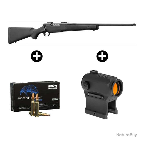 Pack battue Mossberg Patriot 308 Win + Point rouge Holosun 403B 308 Win