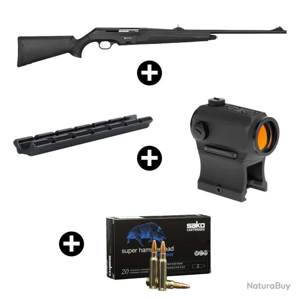 Pack battue Arttech Semi-Automatique Prima 308 Win + Point rouge Holosun 403B Cal. 308 Win