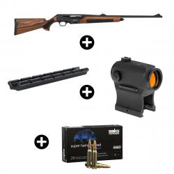 Pack battue Dentler DR21 Prenium Vario 308 Win + Point rouge Holosun 403B Cal. 308 Win