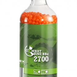 Billes pour arme BB Combat Zone - Orange - 6 mm x2700