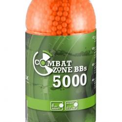 Billes pour arme BB Combat Zone - Orange - 6 mm x5000