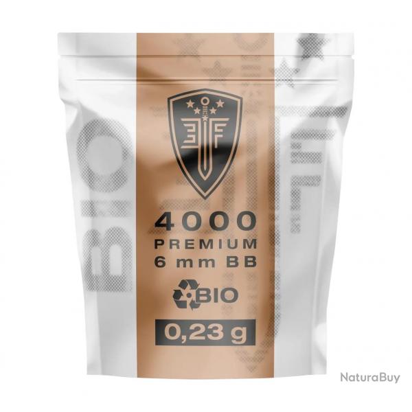 Billes pour arme BB Elite Force Bio - Blanche - 6 mm 0,23g x4000