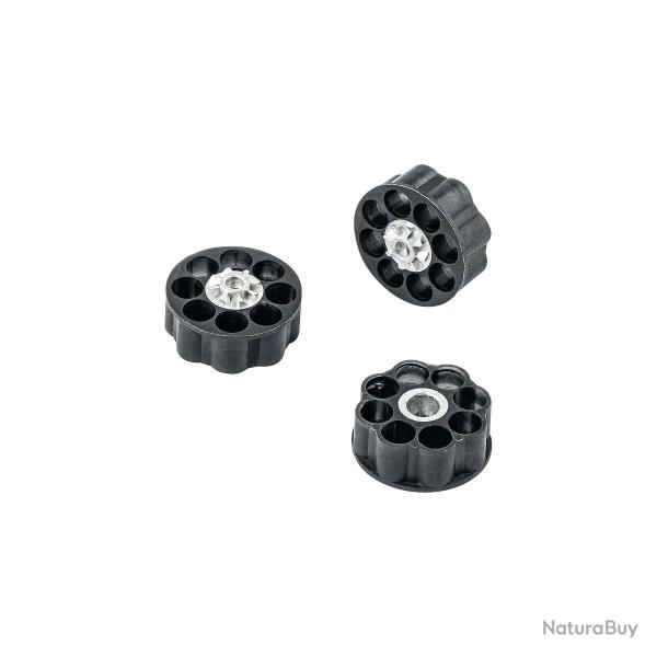 Barillet 8 coups pour pistolet  plombs Glock 17 CO2 - Cal. 4,5 mm x3