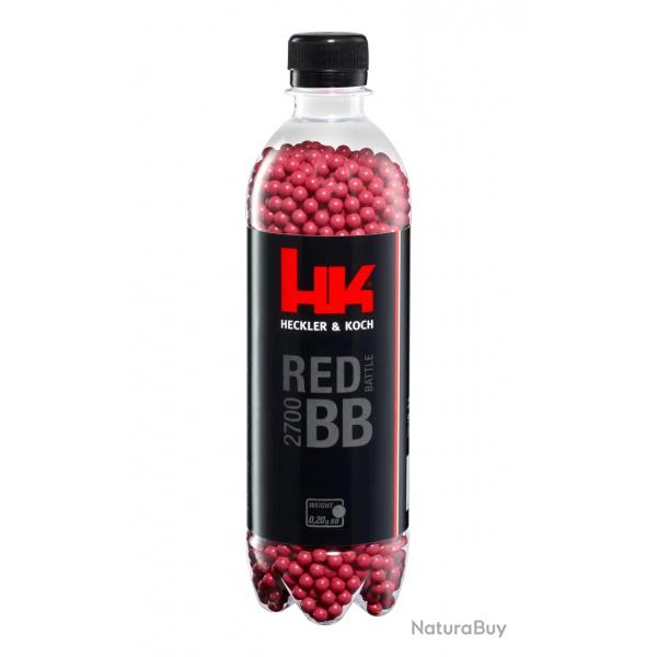 Billes pour arme BB HK - Rouge - 6 mm 0,2g x2700