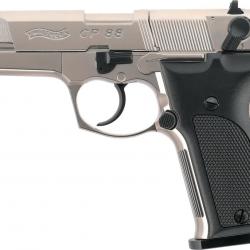 Pistolet à plombs Walther CP88 3,5p CO2 - Cal. 4,5 mm - Nickelé
