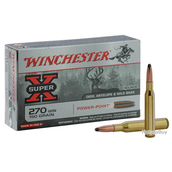 Balles de chasse Winchester Power Point 150 gr