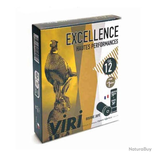 Cartouche Viri Excellence 36 gr Nickelé Cal. 12 70