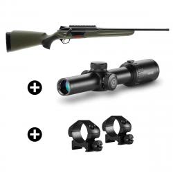 Pack battue Beretta BRX1 Green + Lunette Hawke 1-8x24 + Montage Calibre 300 Win Mag - Canon 57 cm