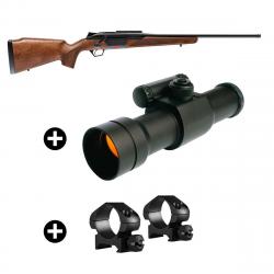 Pack battue Beretta BRX1 Bois + Point Rouge AimPoint 9000SC + Montage Calibre 30-06 Sprg - Canon 57 