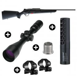 Pack affût Beretta BRX1 Synthétique + Lunette Burris 3-12x56 + Modérateur Hausken JD224 MK2 Calibre 