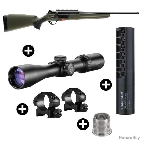 Pack afft Beretta BRX1 Green + Lunette Hawke Vantage 3-9x42 + Modrateur Hausken JD224 MK2 18341-de