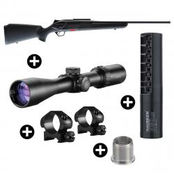 Pack affût Beretta BRX1 Synthétique + Lunette Hawke Vantage 3-9x42 + Modérateur Hausken JD224 MK2 Ca