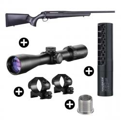 Pack affût Beretta BRX1 Carbone + Lunette Hawke Vantage 3-9x42 + Modérateur Hausken JD224 MK2 .223/.