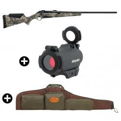 Pack battue Benelli Lupo Open Country + Point rouge Aimpoint Micro H2 + Fourreau 6 MOA - Embase Weav